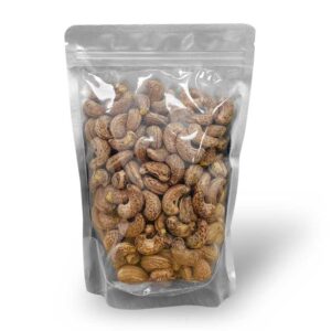 Roasted Salted Cashew Nuts With Silk Skin A180 in Zipper Bags