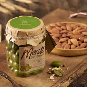 Dragees Almonds Matcha Chocolate