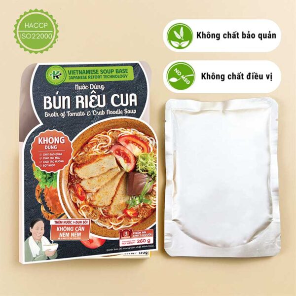 Gói nước dùng Bún riêu cua